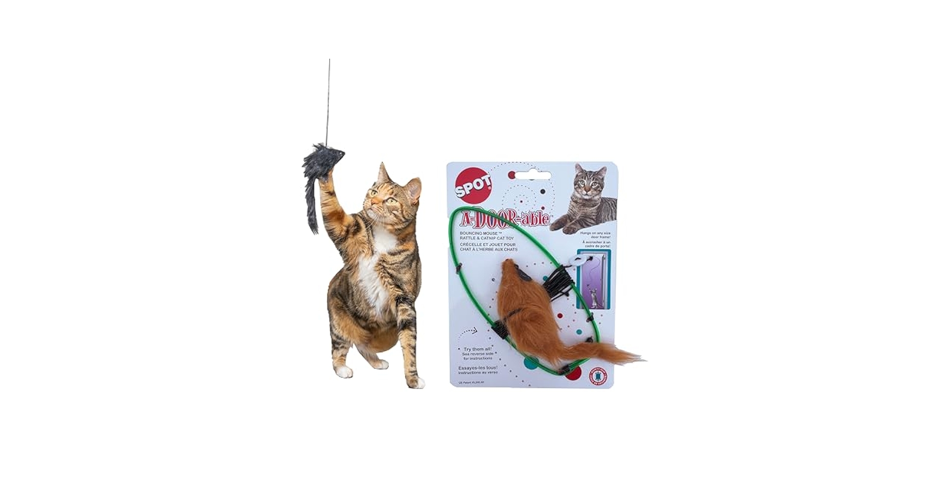 A-Door-Able Bouncing Mouse Cat Toy: Irresistible Fun for Cats