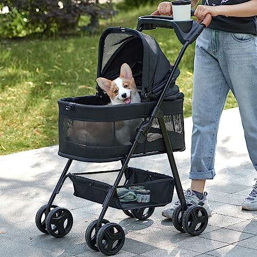 Best Cat Stroller With Detachable Carrier for Easy Outdoor Adventures