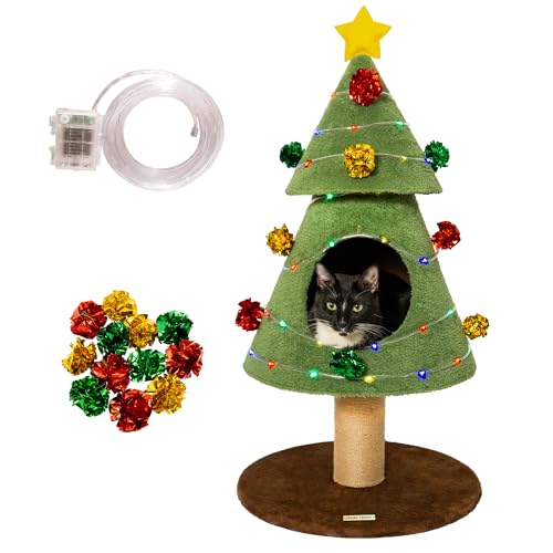 Best Christmas Trees for Cats: Safe, Sturdy, and Festive Cat Trees