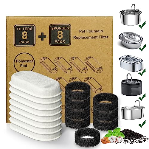 Best Material for Cat Water Fountain Filters and Stainless Steel Bowls