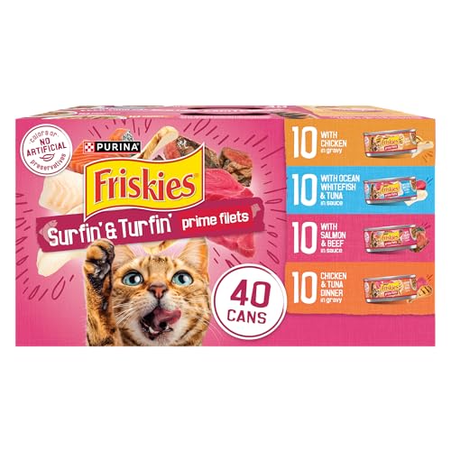 Best Wet Cat Food Deals: Purina Fancy Feast Prime Filets Variety Pack