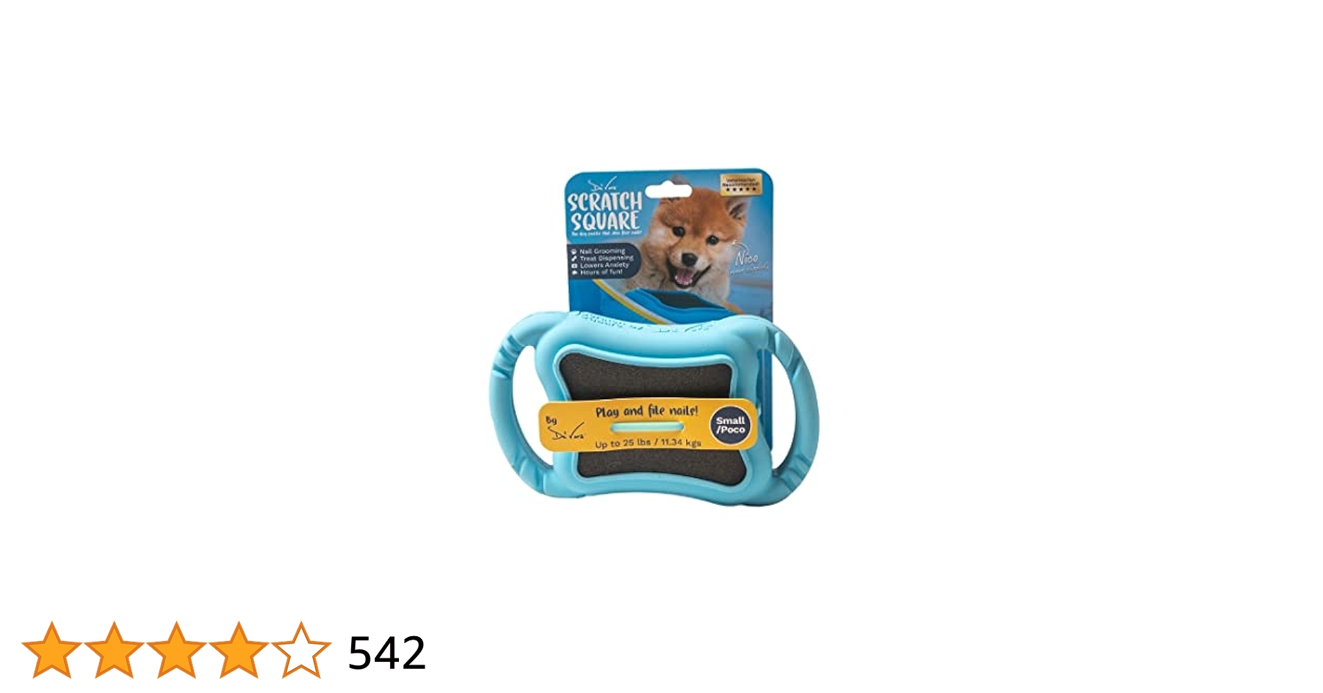 De' Vora Scratch Square Dog & Cat Grooming Toy