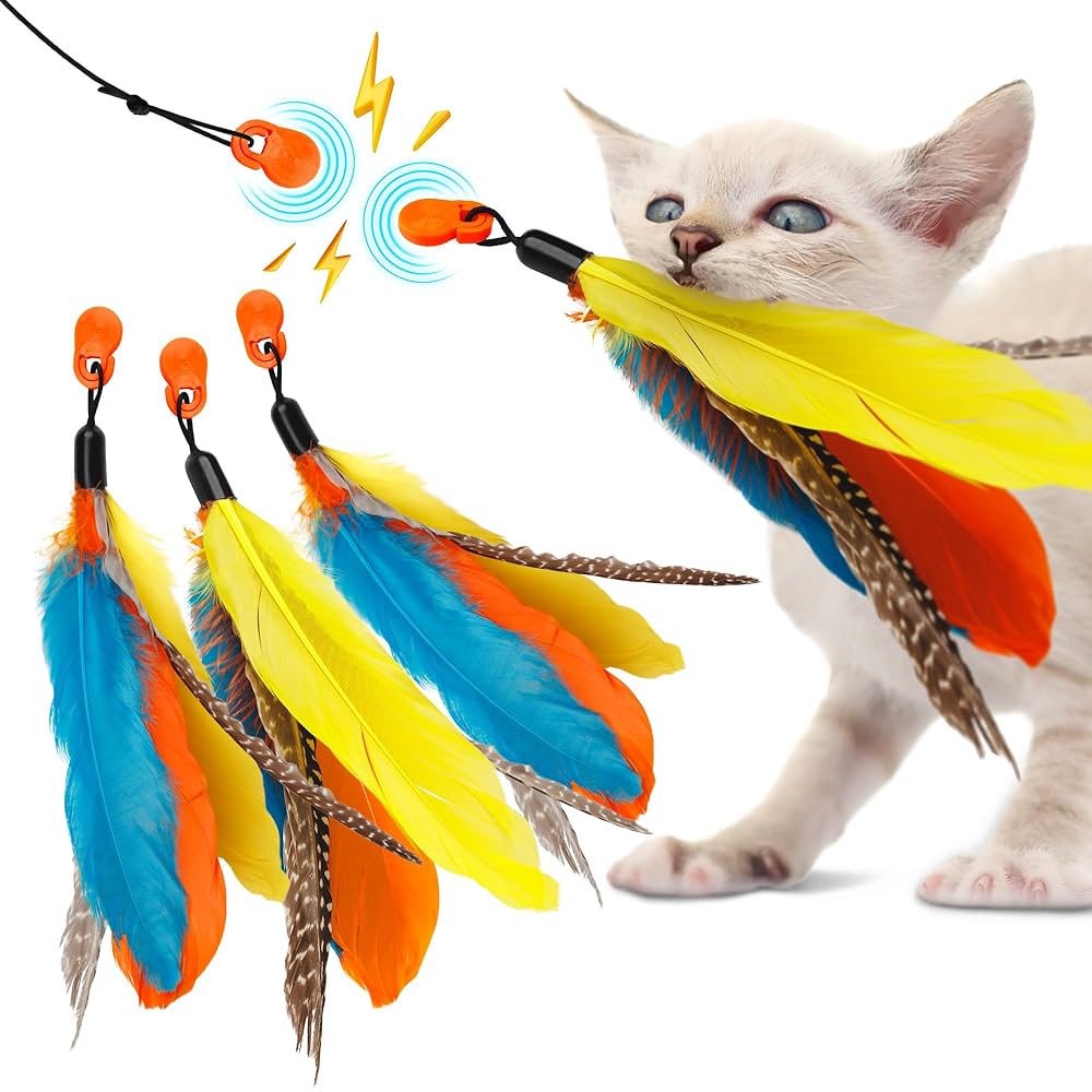 How to Attach Feathers to Cat Toy