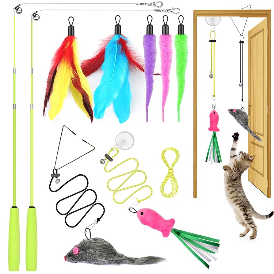 How to Make a Feather Wand Cat Toy