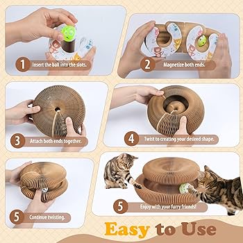 How to Make Cardboard Ball Cat Toy