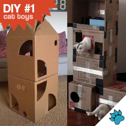How to Make Cardboard Cat Toys