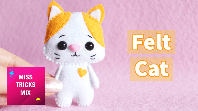 How to Make Tiny Felt Cat Toy