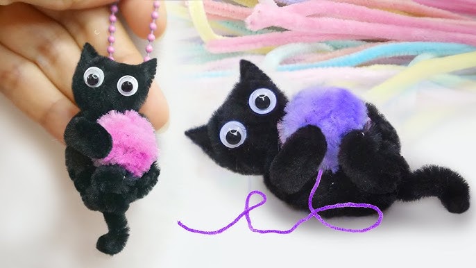 How to Make Twist Chenille Pipe Cleaner Cat Toys: Easy DIY Fun