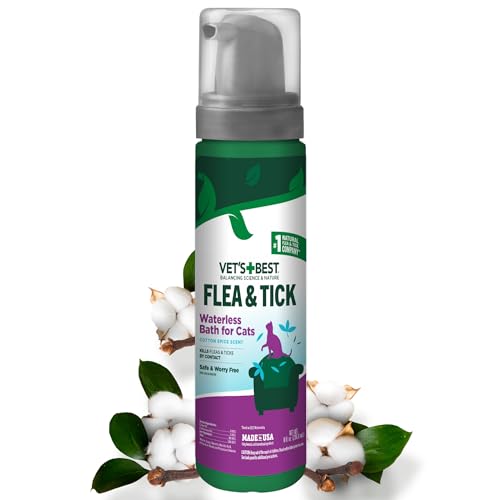 Vet’S Best Flea & Tick Waterless Bath for Cats Reviews: Effective Natural Care