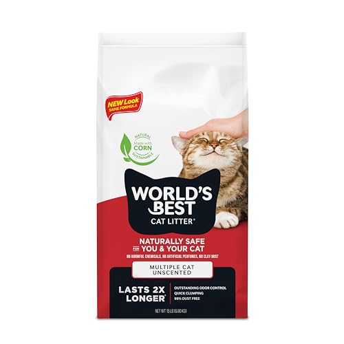 World’S Best Flushable Cat Litter: Natural, Quick Clumping, Odor Control